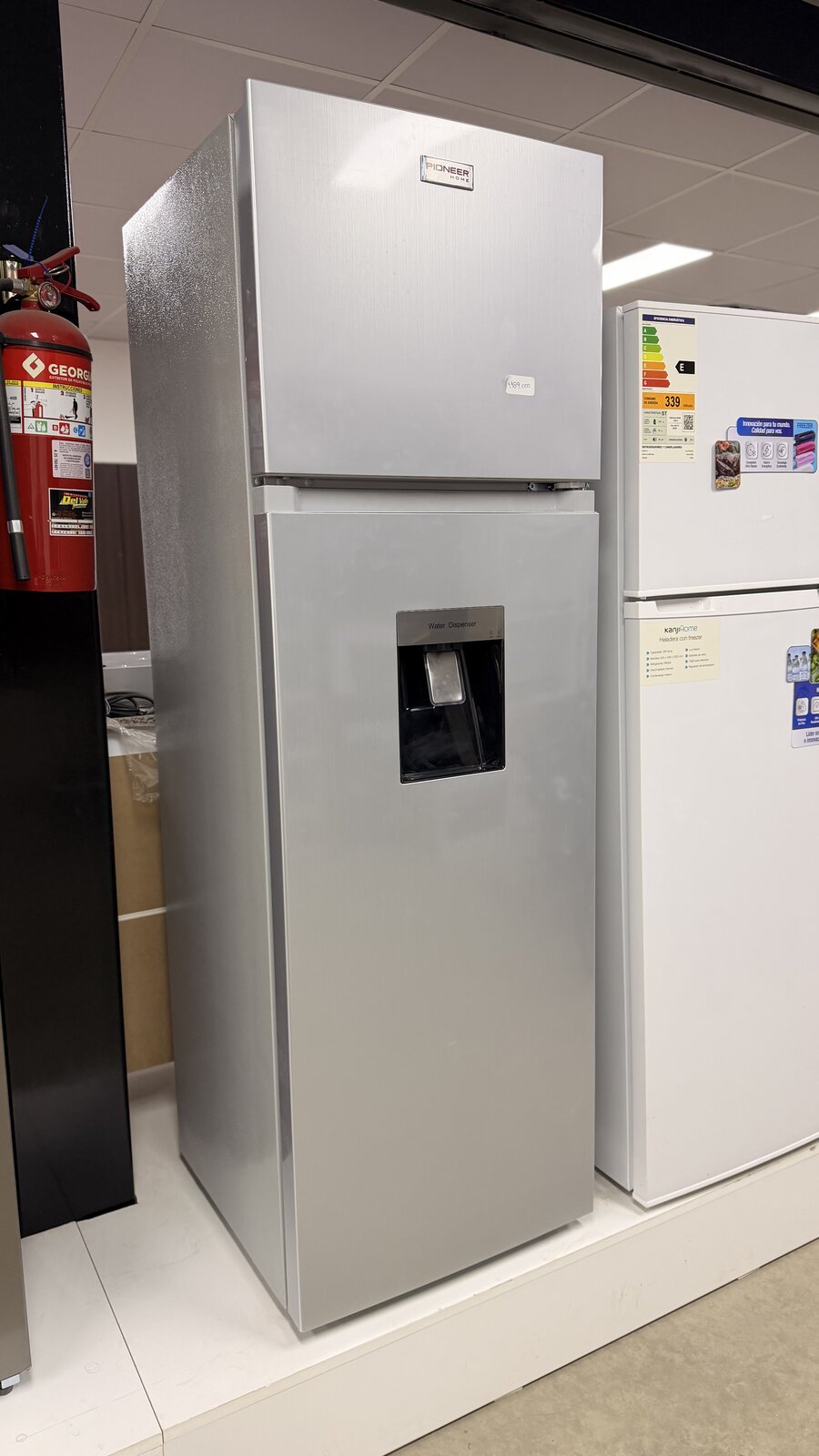 Heladera Pioneer Home 2 puertas inox